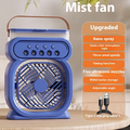 3-in-1 Portable AC Fan with LED & Humidifier